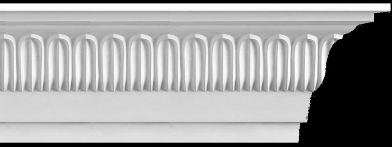 fluted plaster coving