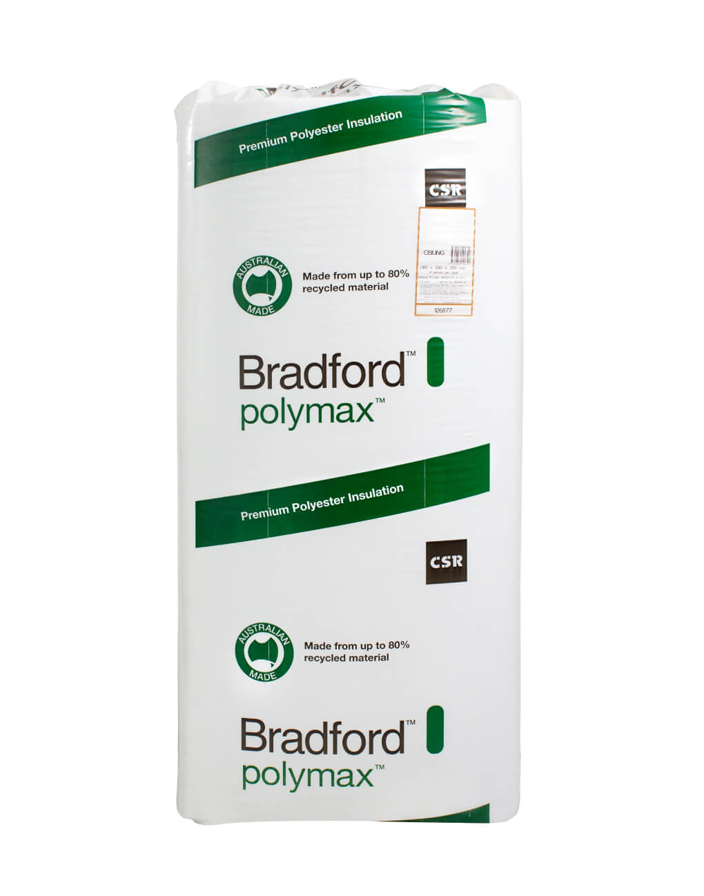 Bradford Polymax™ thermal and acoustic ceiling batts