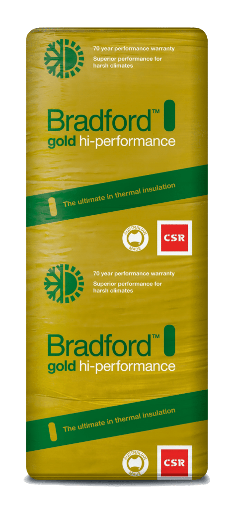 Bradford Gold Hi-Performance insulation Ceiling Batts