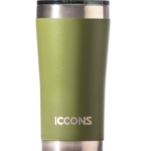 The Barista 600ml Tumbler ICCONS Bush Green colour