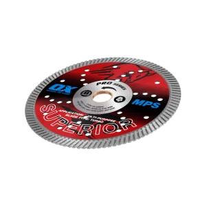 Ox Pro Tools MPS GP Turbo Superior Diamond Blade 7 inch on transparent background