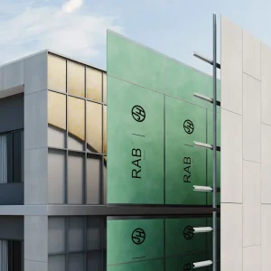 RAB Board James Hardie building construction example to show installation